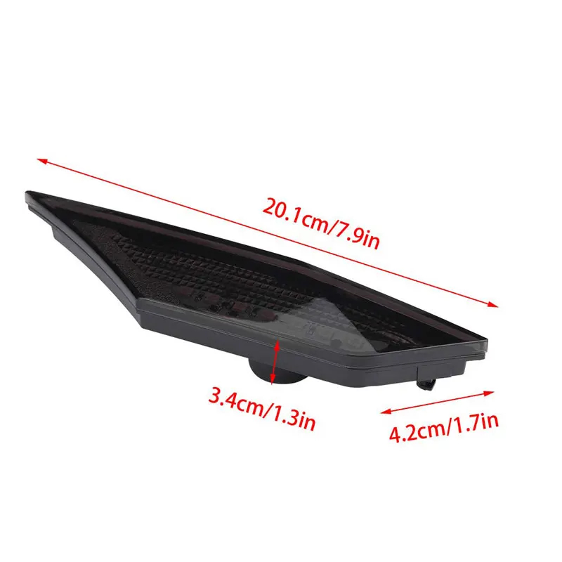 Подходит для Honda Civic 10th- светодиодные, боковые, габаритные фонари указатель поворота лампа Копченый янтарь/белый OE#34300-TET-H01 34350-TET-H01
