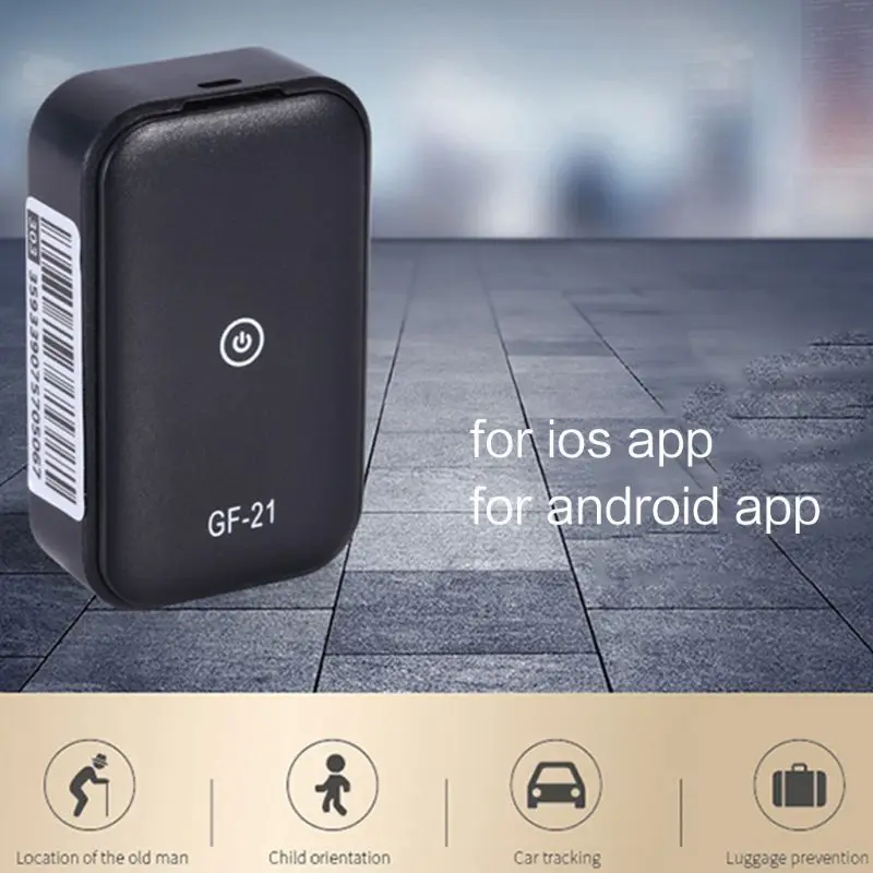  GF21 Mini GPS Echtzeit Auto Tracker Anti-Verloren Gerät Voice Control Aufnahme Locator Hohe-definit