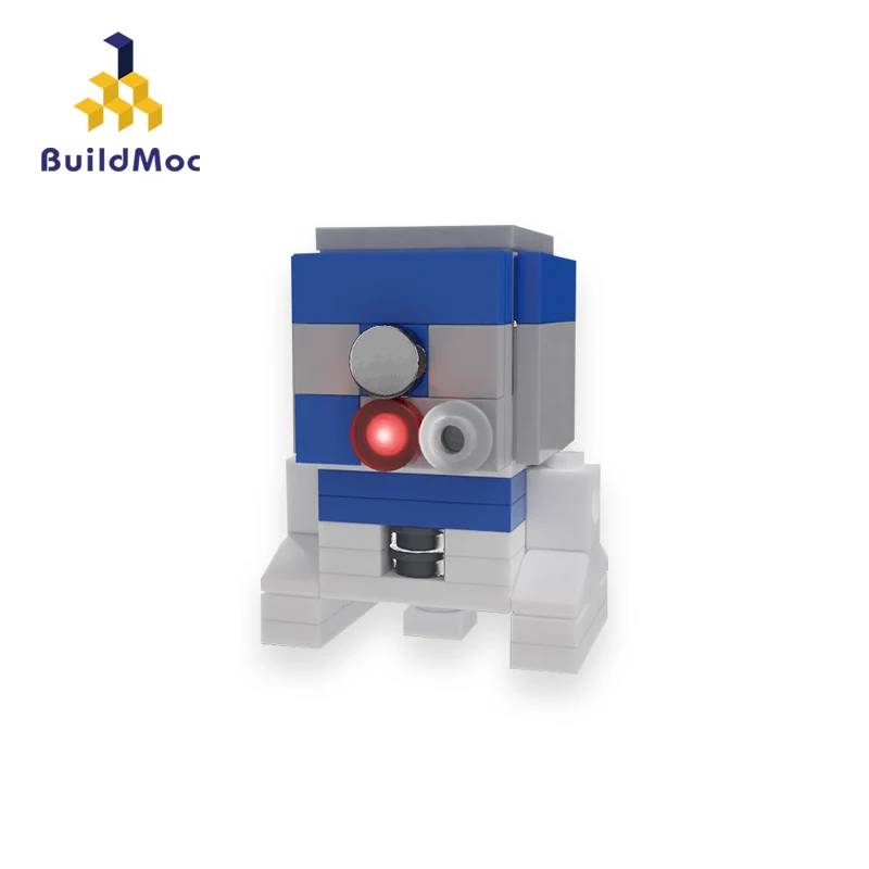 

BuildMOC R2-D2 Blocks Mini Blocks Darth Vader DIY Model Compatible BB-8 Plastic Bricks Educational Toys For Children