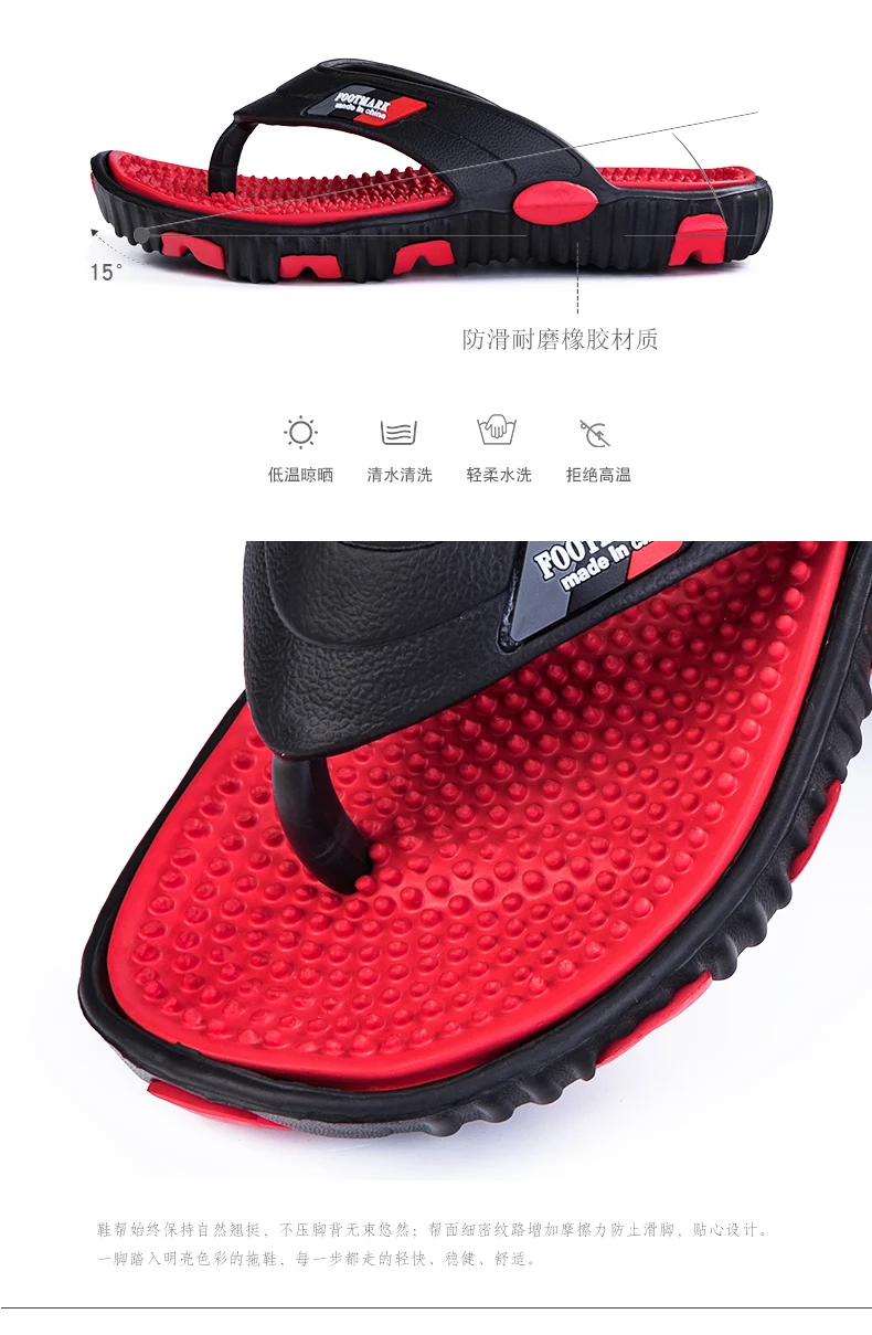 Flip Flops Summer Sandals Massage Slippers For Men Men S Slipper Big Plus Size Sandale Femme Teenslippers Mannen Claquette Flip Flops Aliexpress