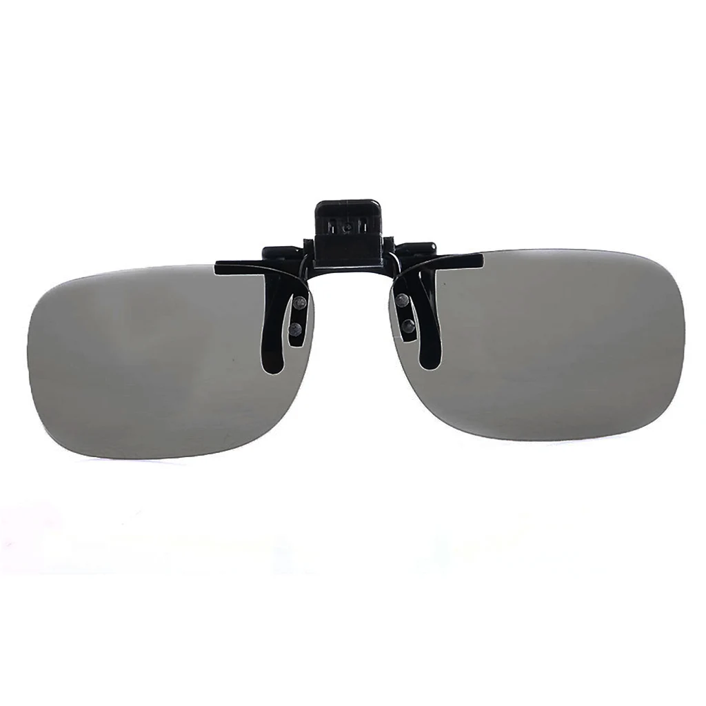 Прямая поставка 1 пара клип на тип Пассивный круговой поляризованный 3D очки зажимы для 3D ТВ фильм