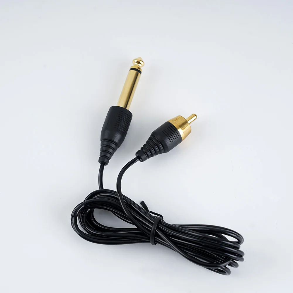 Mast OLED White Display Screen Power Supply Set with Mini Foot Pedal Clip Cord Accessories Tattoo Studio Supply