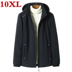 2019 плюс размер 10XL 9XL новая брендовая зимняя куртка для мужчин ветрозащитное качественное стеганое хлопковое пальто мягкая и брендовая