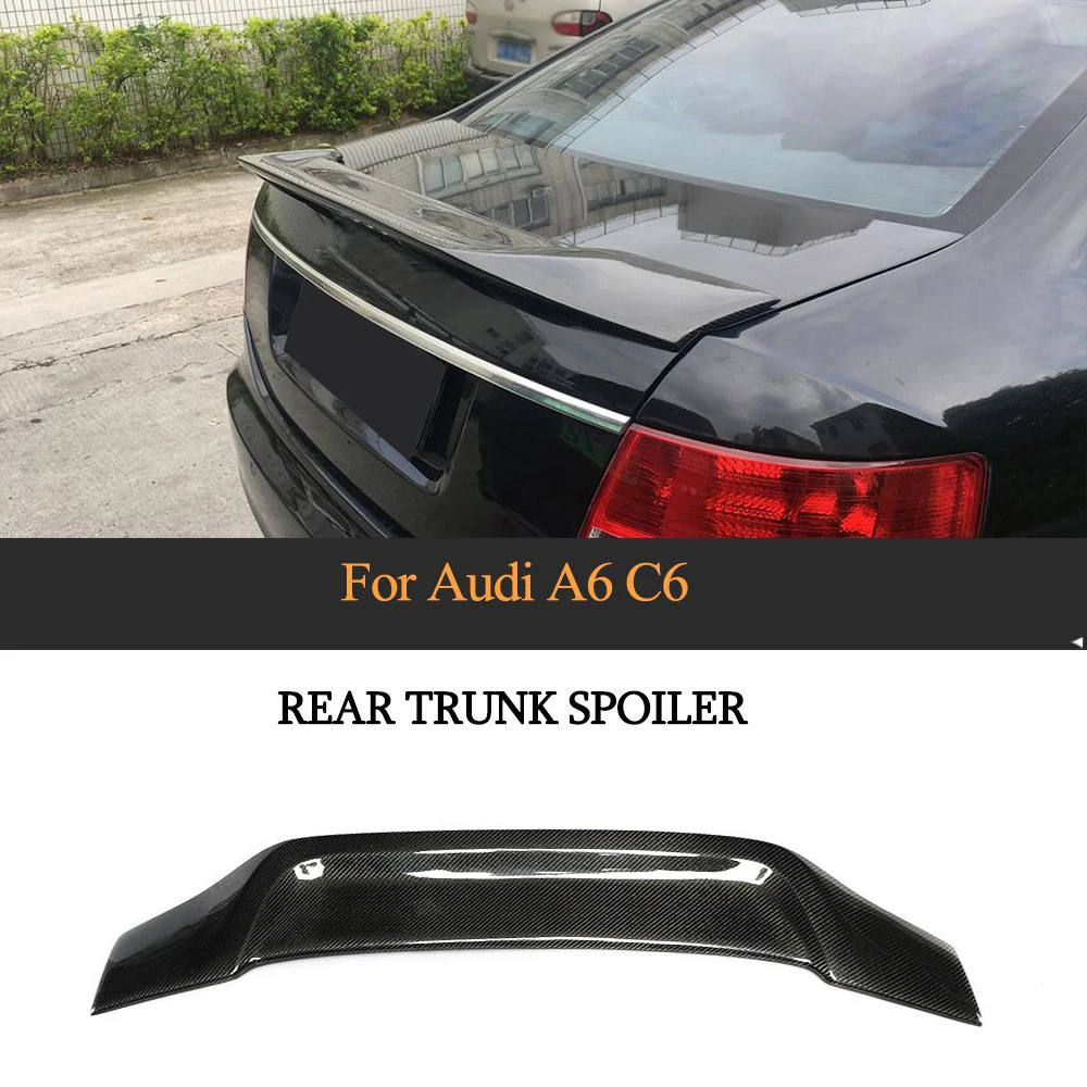 

Car Rear Trunk Wing Spoiler for Audi A6 C6 C7 2005 - 2018 Rear Wing Spoiler Boot Lid