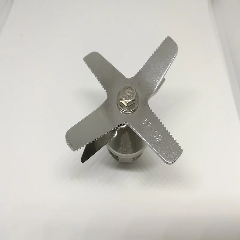 TWK TM 767 800 (67-02) Blades Knife Ice Crusher for Juicer Blender Spare Parts Stainless Steel Hardened Six Mixing