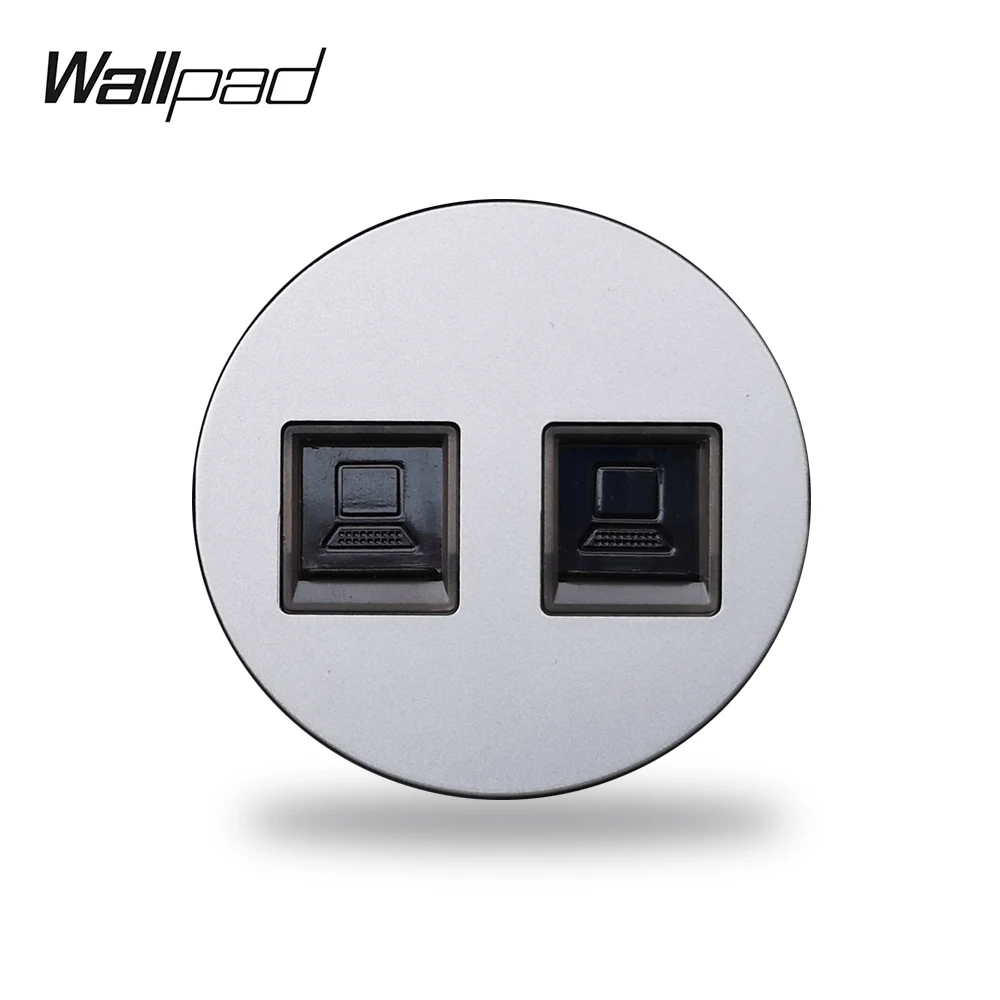 L6 5 цветов двойной RJ45 CAT5E CAT6 PC Ethernet компьютерная стена для передачи данных розетка