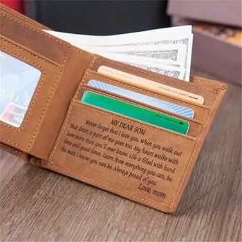 

6003 Men's Wallet Genuine Leather Purse Money Bag Clip Credit Card Holder Small Organzier Bifold Wallets Mini Coin Purses Retro