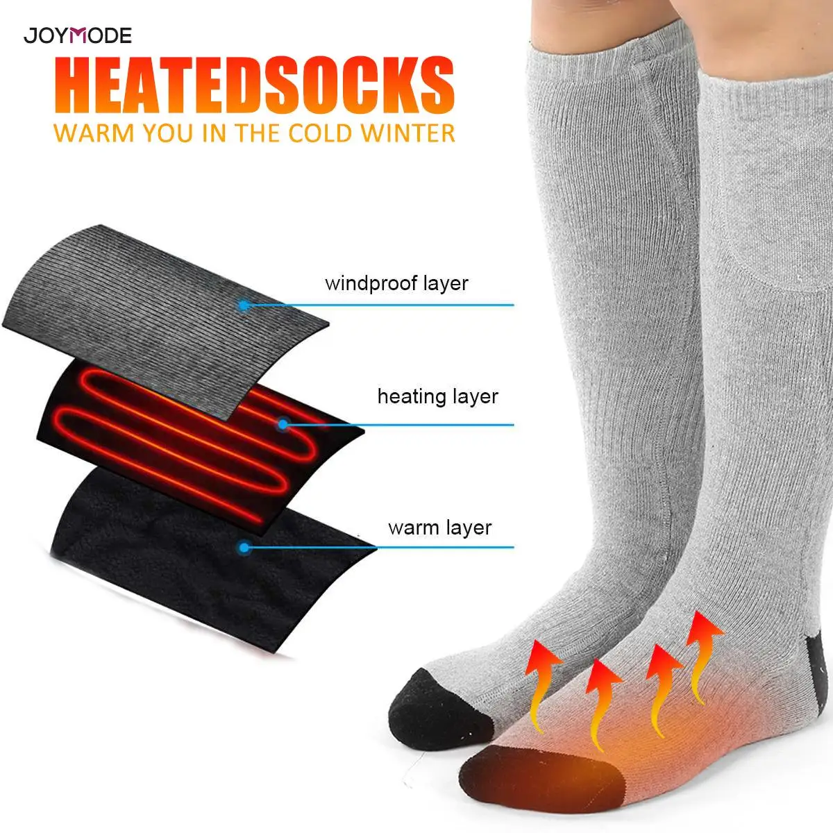 Outdoor Sports,black CUTEY Heated Electric Warm Thermal Socks for Men And Women with 3 Setting in Winter Rechargeable Battery Heated Socks Outdoor Sports,black CUTEY Heated Electric Warm Thermal Socks for Men And Women with 3 Setting in Winter Rechargeable Battery Heated Socks