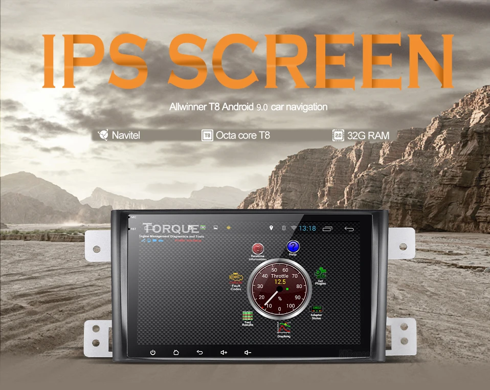 Discount Octa Core Android 9.0 car dvd for Suzuki Grand Vitara 2005-2012 multimedia headunit GPS Radio gps player stereo gps 0