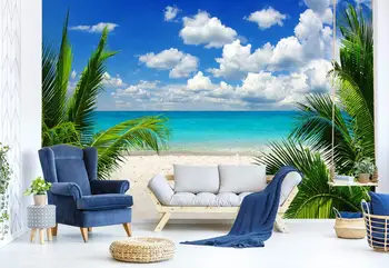 

[Self-Adhesive] 3D Beach 13384 Wall Paper mural Wall Print Decal Wall Murals