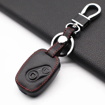 

100% Leather Key Case for Honda CR-VCivic Flying Fred StepWGN 2 Button Key Cover Key Box Dust Collector