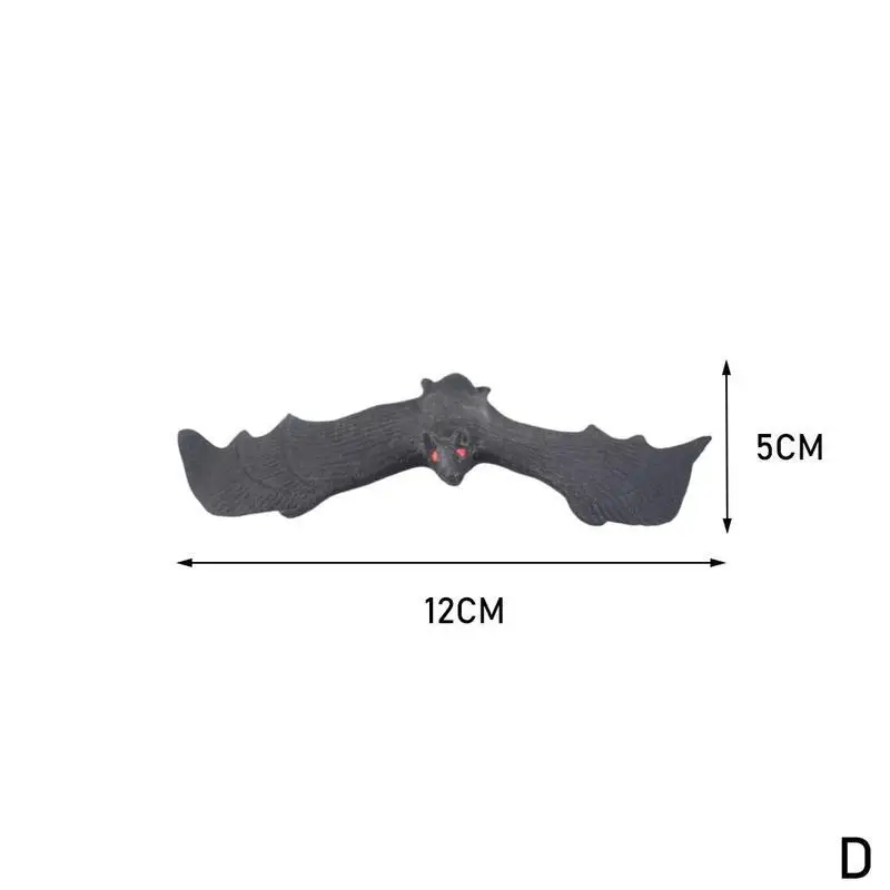 Наш теплый Хэллоуин реалистичные поддельные летучая мышь Висячие сцены реквизит трюк игрушка подвеска для спины DIY Декор для Хэллоуина, вечеринки поставки - Color: D