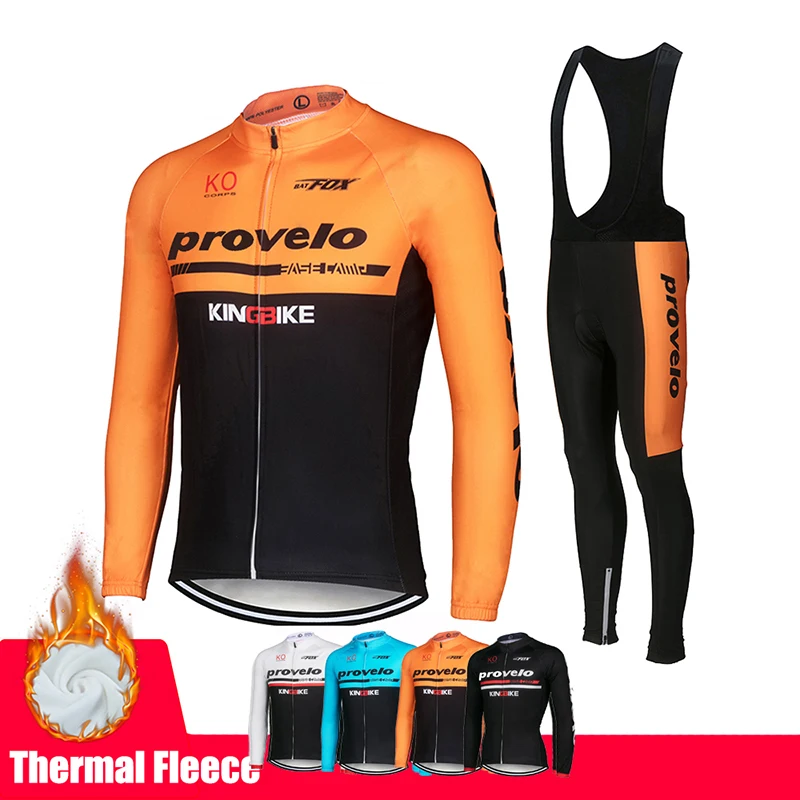 

Winter Cycling Set Thermal Fleece Bike Clothing MTB Bicycle Clothes Winter Cycling Jersey Set Men Maillot Ropa Ciclismo Invierno