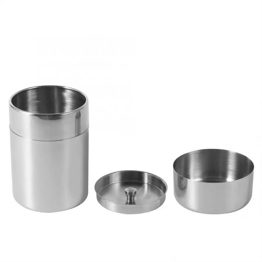 450ml 450/550 мл чайная коробка из нержавеющей стали, зеленые банки для чая, многофункциональная банка для конфет, кофе, сахарная мука, орехи, травы, банка для хранения - Цвет: 450ml