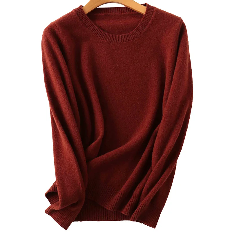 100% Merino Wool Cashmere Sweater Women 2020