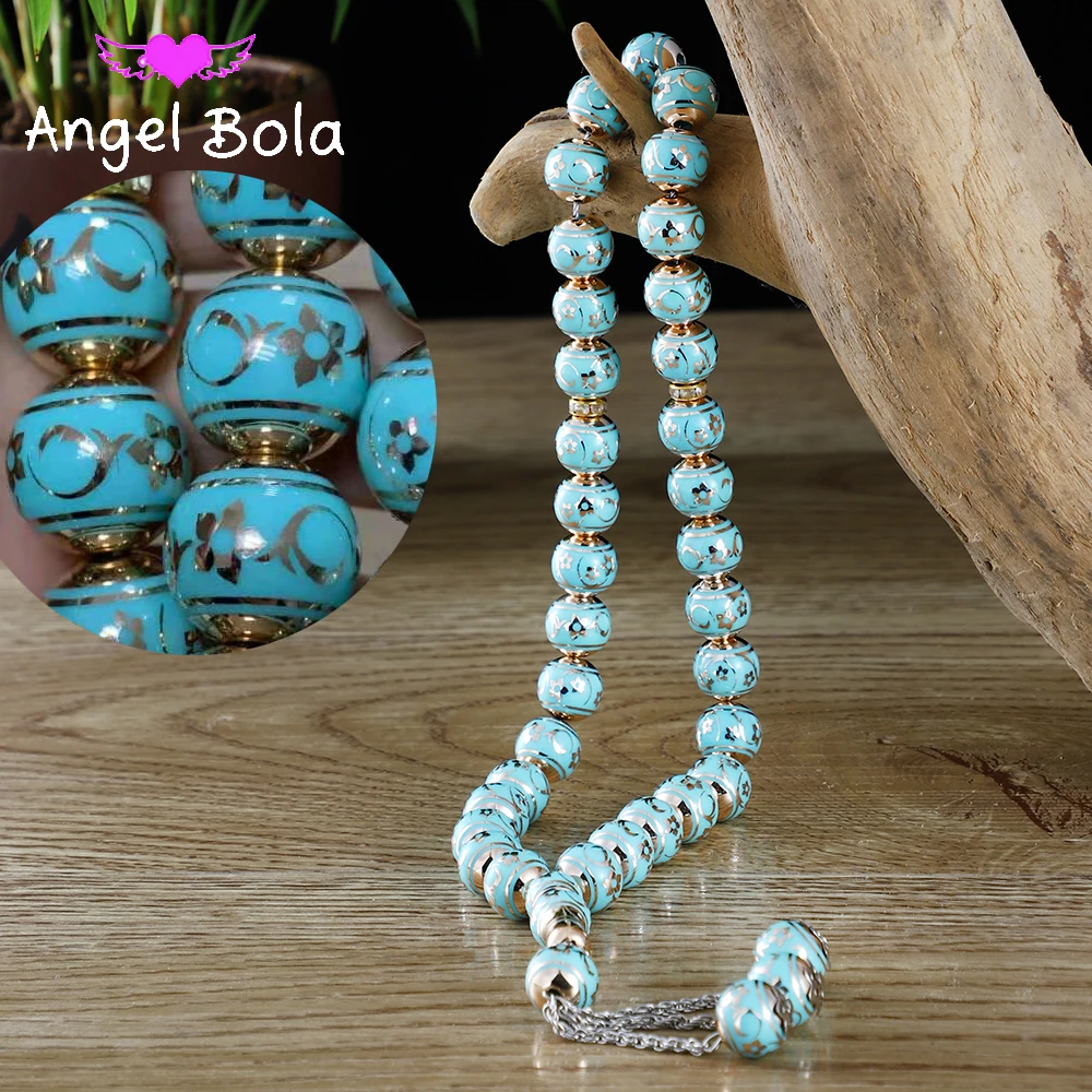Исламские молельные Tassel Pendant Lady Beaded браслет мусульманский 12mm33 специальный