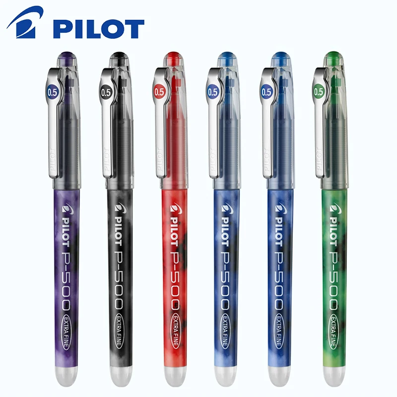 Японский пилот гелевая ручка BL-P500 проверить углерод студент карандаш карандаш цвет ручка 0,5 мм на водной основе студент экзамен ручка для офиса