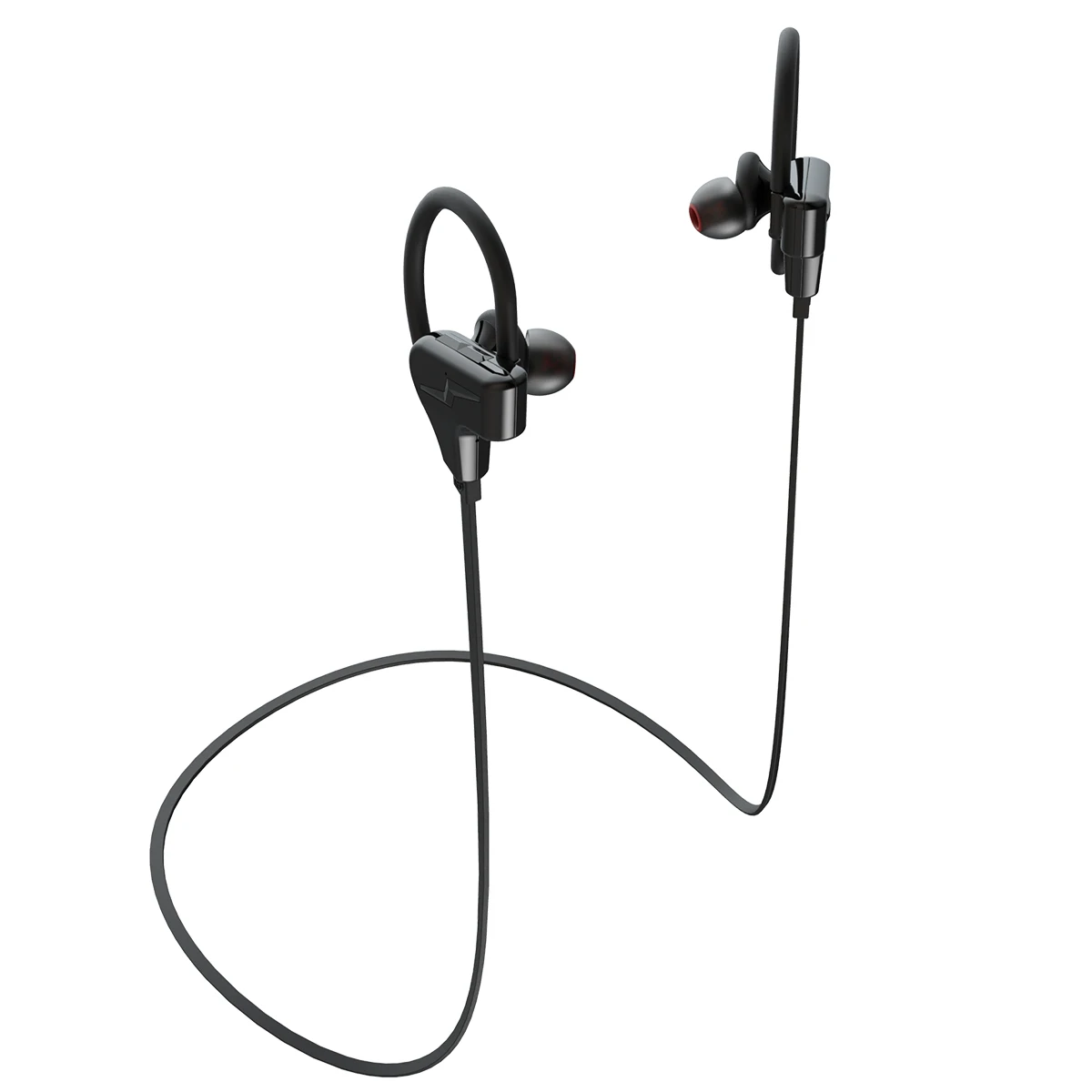 Lightweight Wireless BT Over Ear Earphone Outdoor Sports Hi Fi Headphone With Charging Cable Soft Silicone Ear Cap