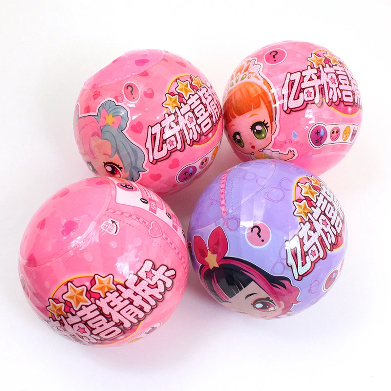 muñecas que vienen dentro de una bola