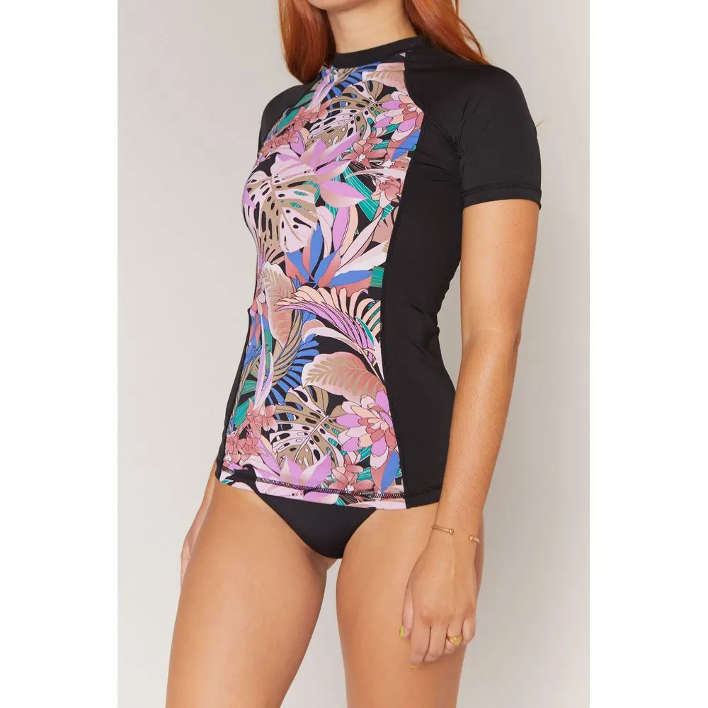 Women's Palm Paradise Rash Guard UPF 50+
