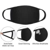 Black Cotton Blend Ear Loop Face Mouth Mask Washable Anti Dust Warm Ski Cycling Safety Windproof Protective Reusable 3 Layers 1