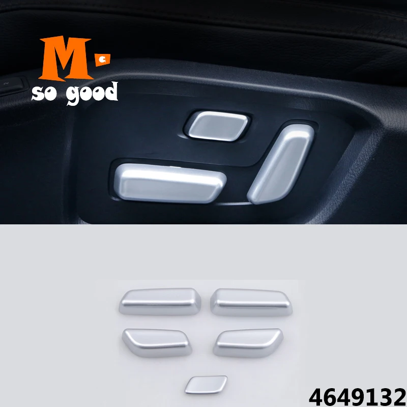 

ABS Matte For Mazda CX-5 KF CX5 2nd Car Seat Adjustment Adjust Switch Cover kits overlay trims interior accessories 2017 2018