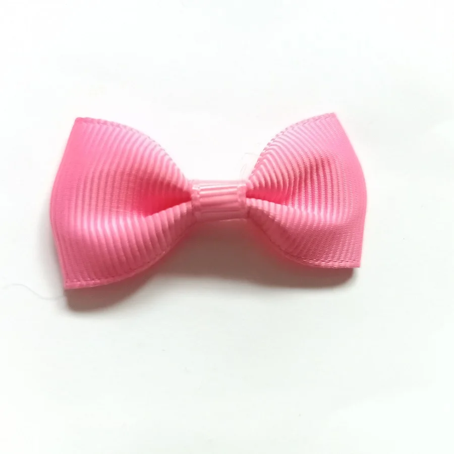 5 rose pink bow 30 шт. ленты бант аксессуары для волос банты головные уборы одежда платье юбка Галстуки заколки повязки на голову заколки для волос - Цвет: 5 rose pink bow