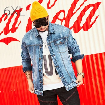 

High Quality Denim Jacket Men New Autumn Winter Fashion Cowboy Jacket Streetwear Mens Cotton Outwear Casacas Para Hombre Clothes