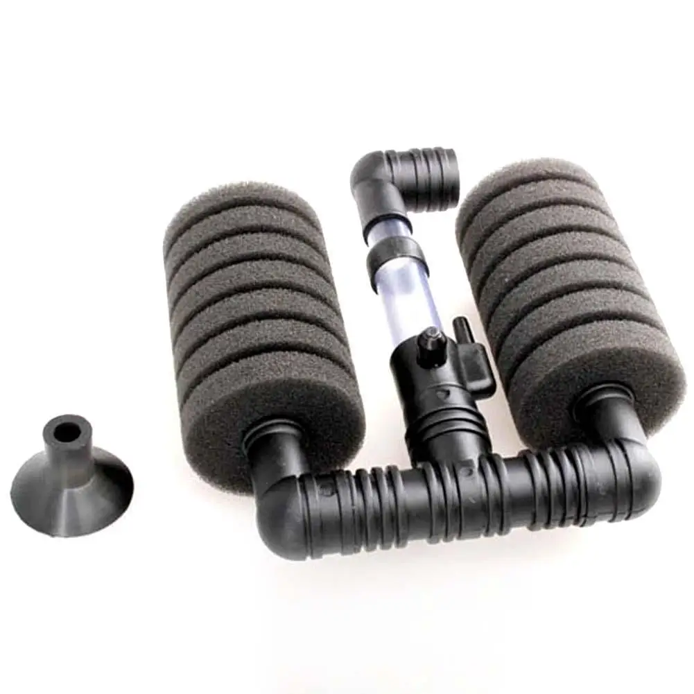 Practical Aquarium Biochemical Sponge Filter Fish Tank Air Pump Double Head Home Aquariums Filter Aquarium Supply