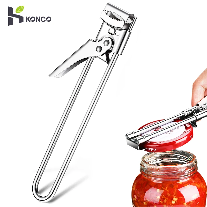Jar Bottle Opener Adjustable Stainless Steel Easy Lid Gripping And Can  Opening Rust-Resistant Kitchen Accessory - AliExpress