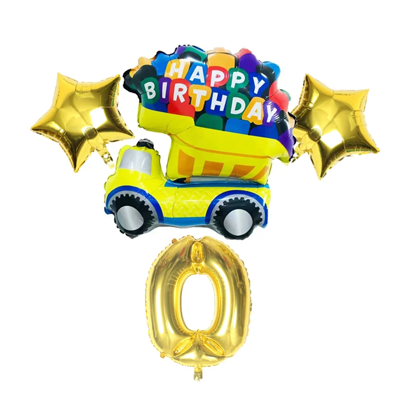 11 Pièces Ballons En Aluminium En Forme De Voiture, Ballon De Course De