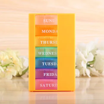 

Pill Box 21 Grid Pill Box One Week Pill Box Multi Function Storage Box Medicine Container Pill Box Dispenser Small Pill Box