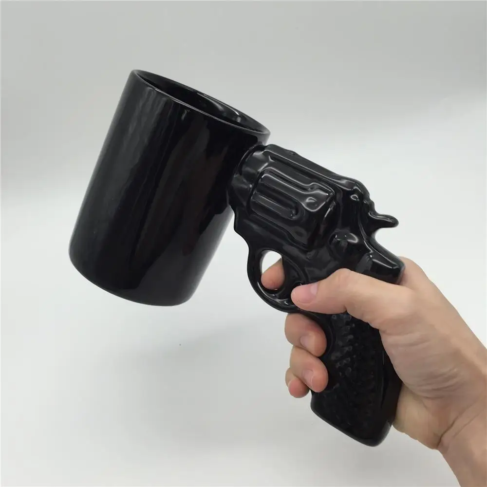 Black 500ml Черный 100 мл револьвер Creativecup кофе mugteacup офисные принадлежности, домашний декор кружка для кофе Mugcup гостиная - Цвет: Black 500ml
