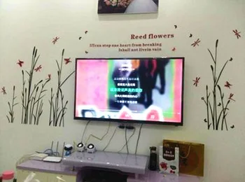 

3d Reed Wall Sticker Porch Bedroom Wallpaper Modern Style Sofa Tv Background Wall Sticker Decor Maison Quality Acrylic 1pc W