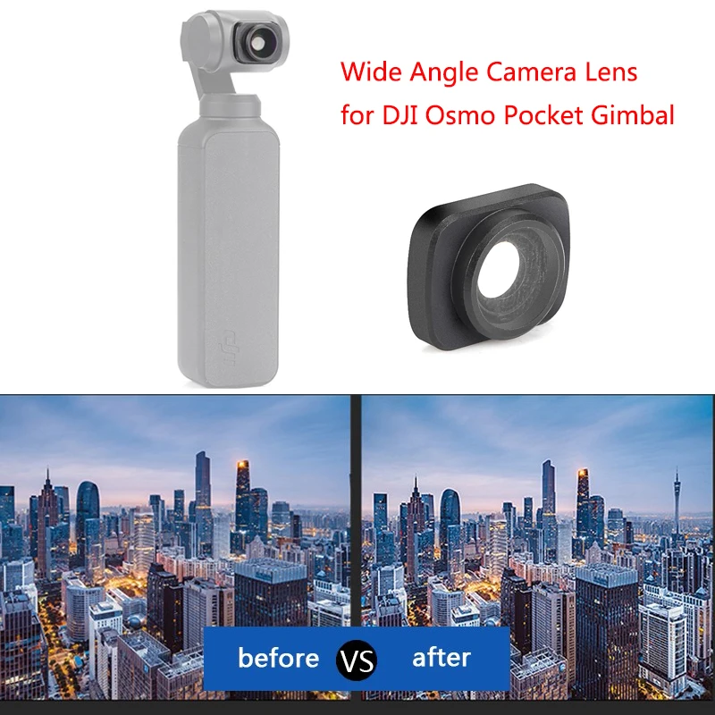 DJI Osmo Карманный широкоугольный объектив камеры магнитная структура HD 0.65X
