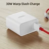 Original For OnePlus Warp Charge 30 Power EU Adapter 30W Warp Charger Cable Dash Charge For OnePlus 8 Pro 7 7T 7pro 6T 6 5T 3T ► Photo 2/6