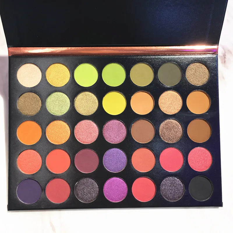 35 Color Eyeshadow Power Palette Glitter Highlighter Shimmer Makeup Pigment Eye Shadow Pallete Beauty For Women
