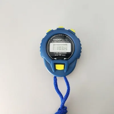 200pcs New Sports Stopwatch Professional Handheld Digital LCD Sports Stopwatch Chronograph Counter Timer with Strap hot search