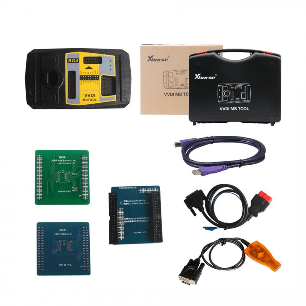 Оригинальный инструмент Xhorse V5.0.5 VVDI MB BGA формирователь ключа программатор benz