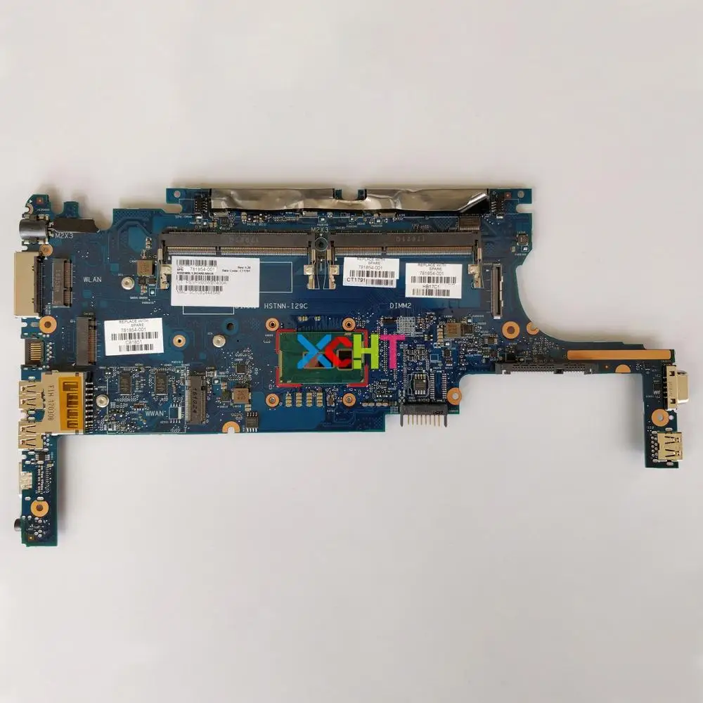 

781854-001 781854-501 781854-601 6050A2635701-MB-A02 w i3-5010U CPU для HP EliteBook 820 G2 материнская плата для ноутбука