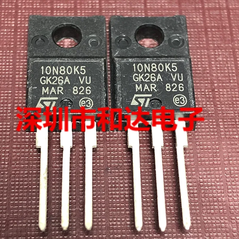 5 шт. 10N80K5 STF10N80K5 TO-220F 800V 9A