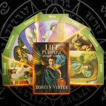 

2021 New Arrive Tarot Interactive Desktop Oracle Card Tarots Deck with Guidebook for Beginner Entertainment Card