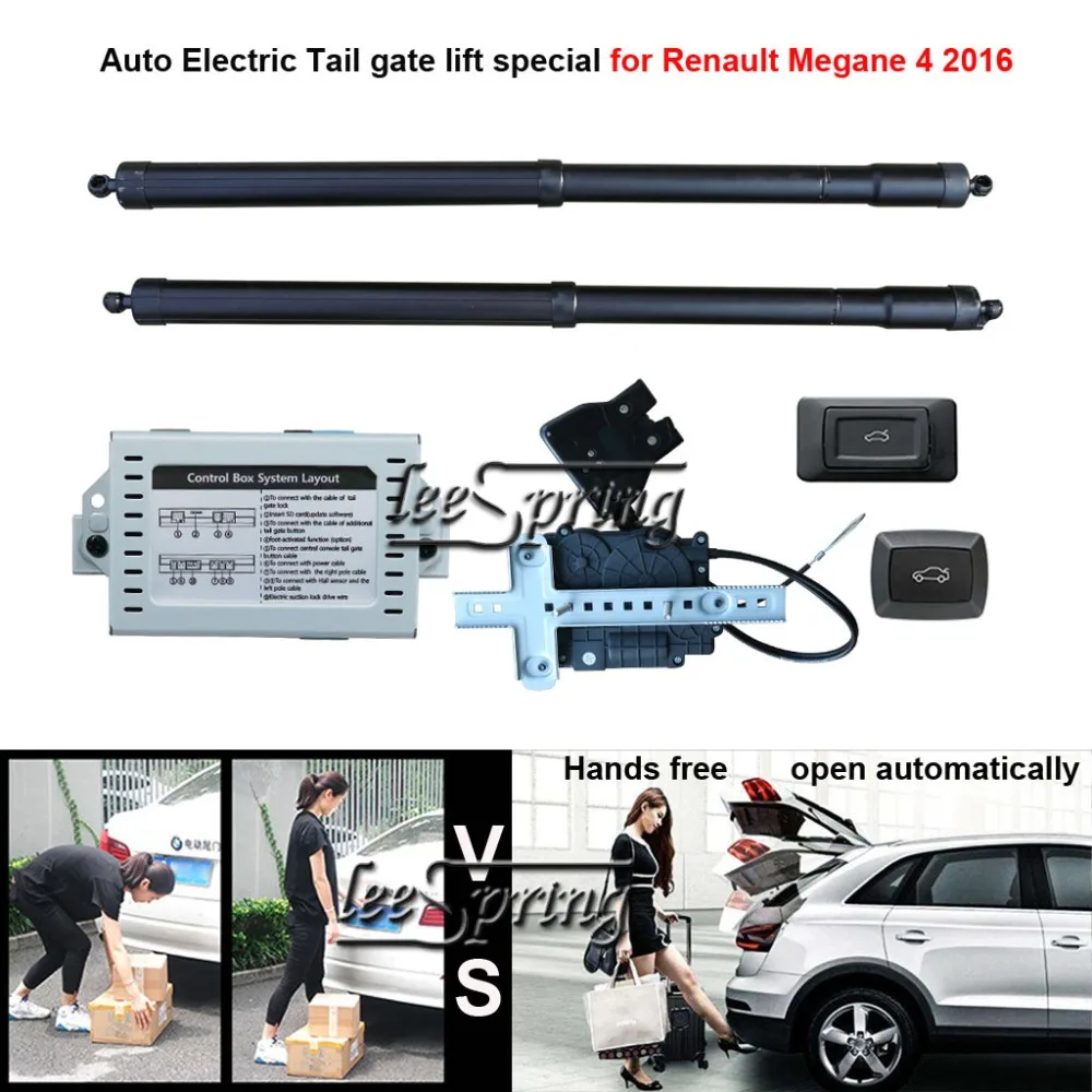Автомобильный Электрический задний подъемник для Renault Megane 4 2016 с защелкой|Крышки