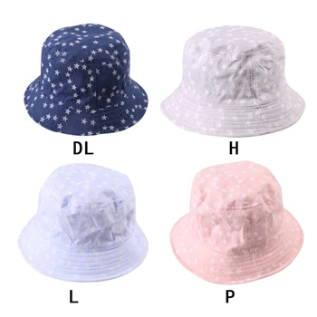 

Toddler Baby Girls Hats Star Pattern Bucket Hats New Bucket Hats For Girls Spring Summer Caps Reversible Sun Headwear