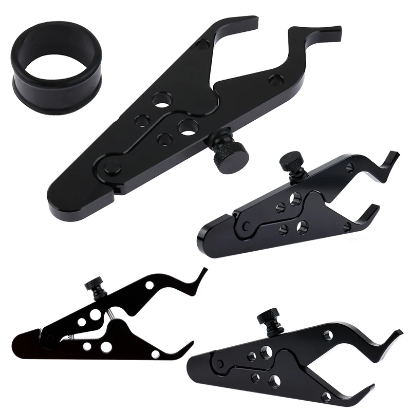 Универсальный мотоциклетный контрольный зажим с заслонкой дроссельной заслонки, алюминиевый черный зажим для акселератора, вспомогательный держатель для ручки, аксессуары для мотоциклов