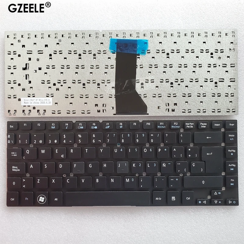 SP испанская для Acer Aspire 4830 4830T 3830 3830T 3830G фото задняя Клавиатура ноутбука|Клавиатуры