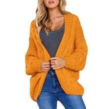 Aliexpress - SHUJIN Oversized Sweater Cardigan Female Clothes Loose Batwing Sleeve Long Outerwear Women Autumn Big Size Knitted Jacket Coat
