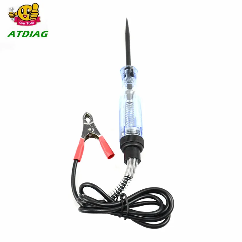 6V 12V 24V DC Car Truck Voltage Circuit Tester Car Test VoltMet Long Probe Pen Light Bulb Automobile Maintenance Tools