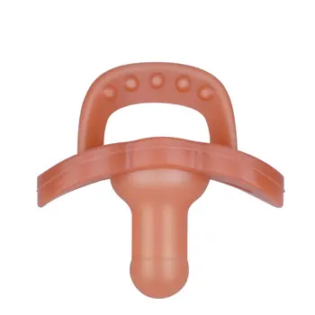 

Hot Sale 1pcs Baby Teether Teething Toy Nursing BPA Free Food Grade Soft Silicone Pacifer Safe Chew Toy Baby Teeth Soother