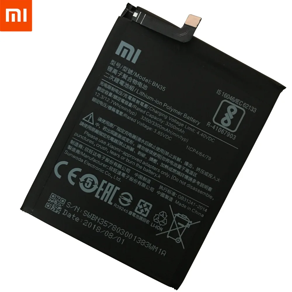 Датчик температуры батареи для Xiaomi 5 Mi5 BM22/Redmi 5A 5,0 'BN34/Redmi 5 5," BN35/Redmi 5 plus 5,99" BN44